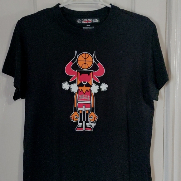 LIMITED EDITION NBA Global Artist Pete Fowler Chicago Bulls Tee Men RARE - Picture 2 of 2